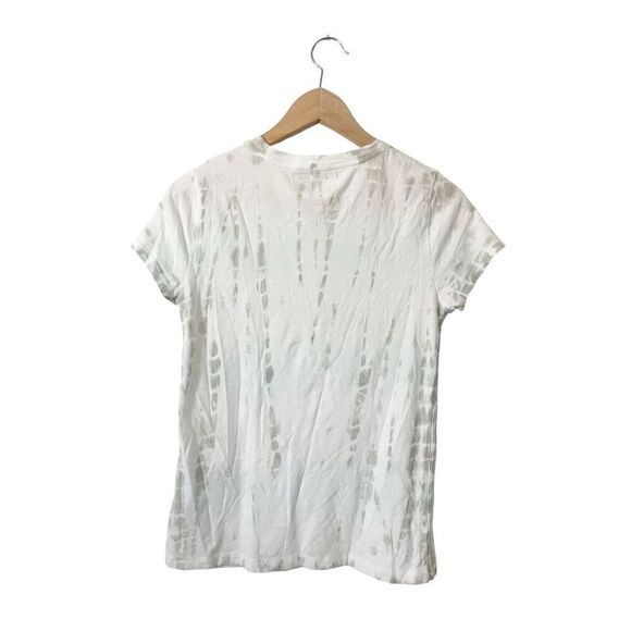 Athleta White Tie Dye Short Sleeve Athletic T-Shirt XS - Picture 2 of 5